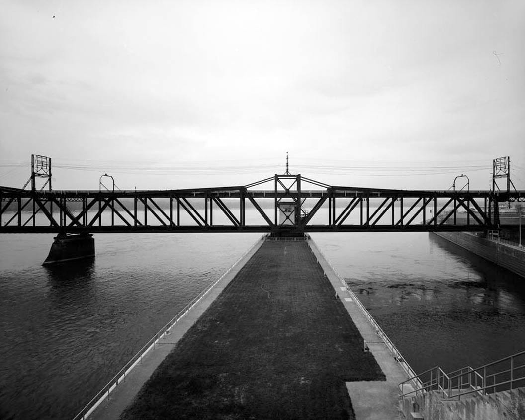 Historic Photo : Keokuk & Hamilton Bridge, Spanning Mississippi River, Keokuk, Lee County, IA 25 Photograph