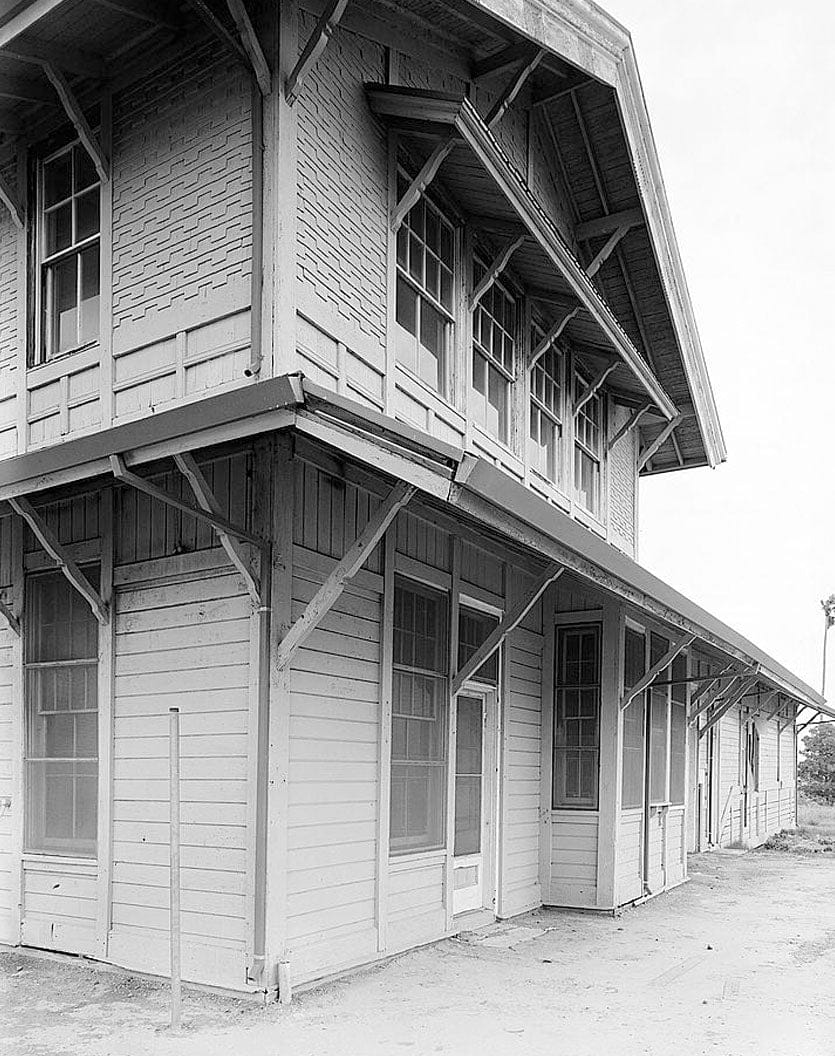 Historic Photo : Southern Pacific Passenger Depot, Southeast First & A Streets (moved from CA, Banta), Benicia, Solano County, CA 2 Photograph