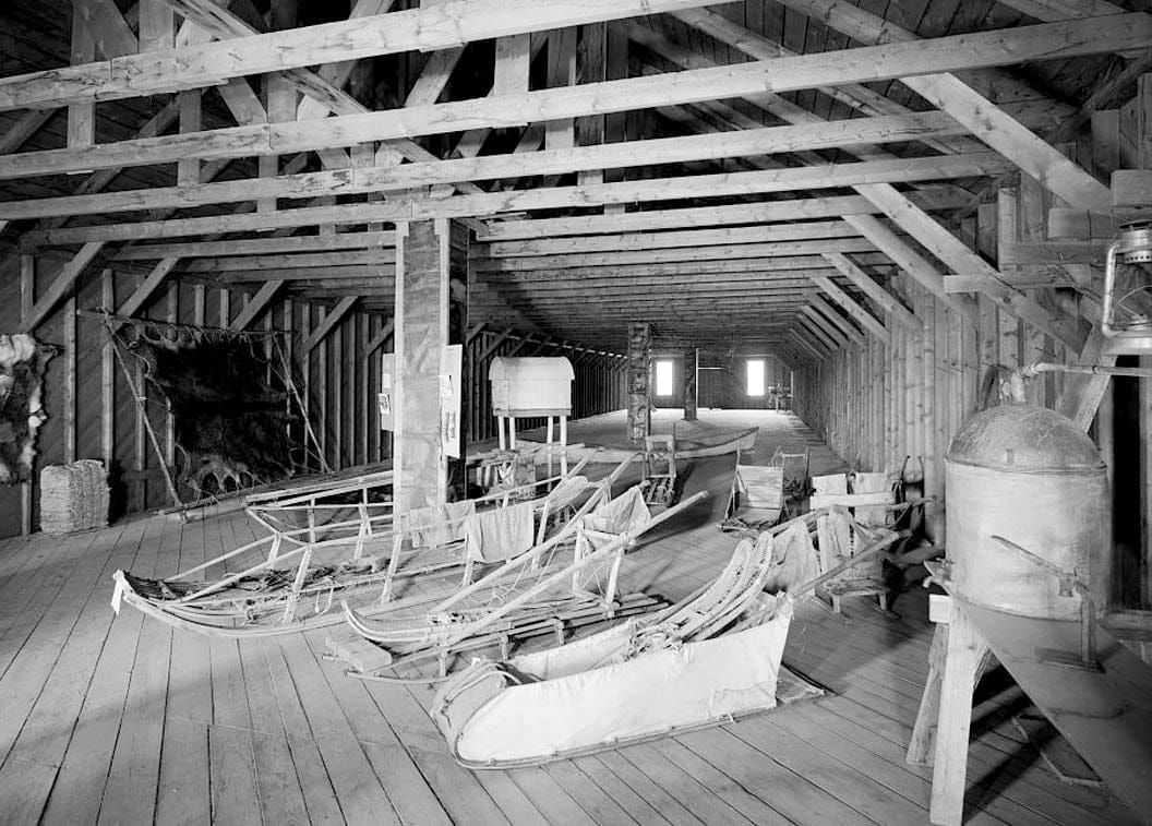 Historic Photo : Fort Egbert, Mule Barn, Yukon River at Mission Creek, Eagle, Southeast Fairbanks Census Area, AK 6 Photograph