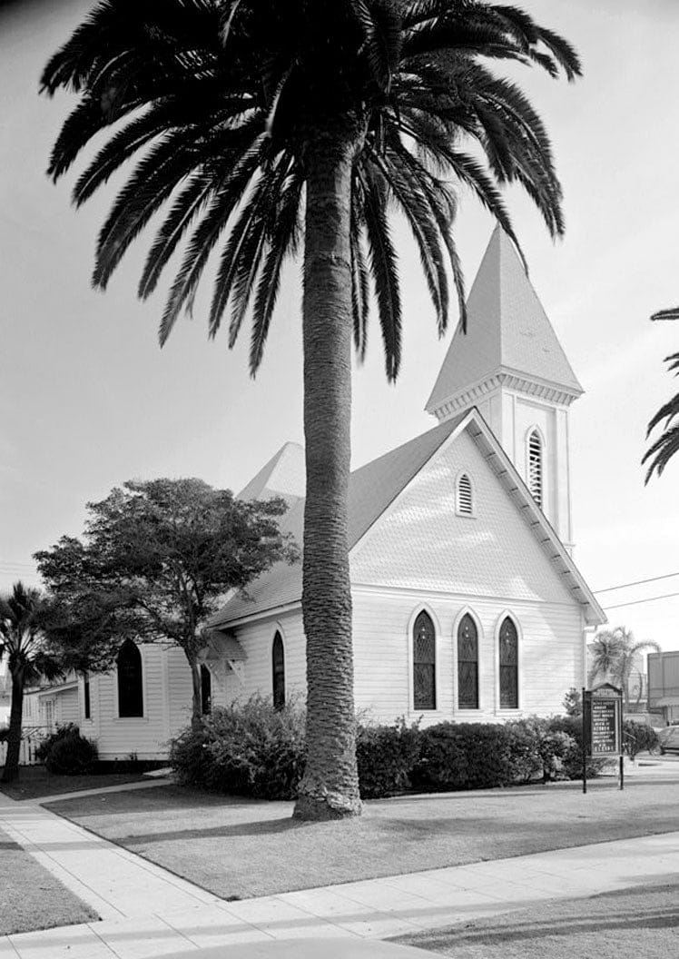 Historic Photo : Graham Memorial Presbyterian Church, 95 C Avenue, Coronado, San Diego County, CA 1 Photograph
