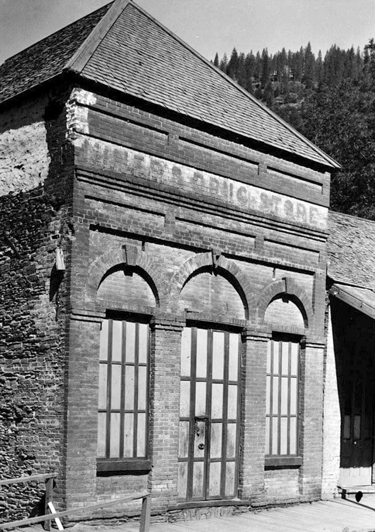 Historic Photo : Wells Fargo Building, Downieville, Sierra County, CA 1 Photograph
