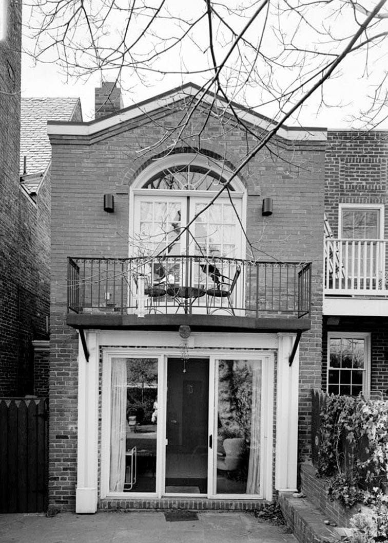 Historic Photo : 1603 Thirty-Fourth Street, Northwest (House), Washington, District of Columbia, DC 2 Photograph
