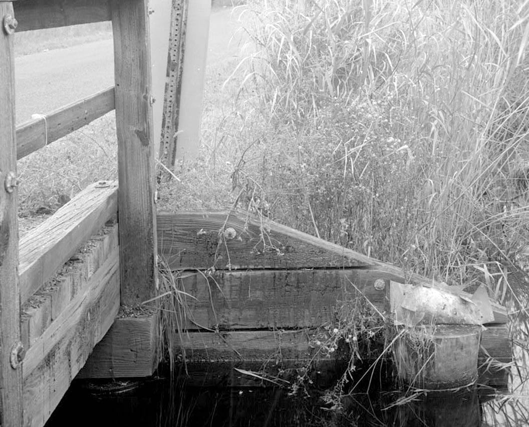 Historic Photo : State Bridge No. 123A, Stratham Lane (Road 123), spanning Kings Causeway Branch, Milford, Sussex County, DE 5 Photograph