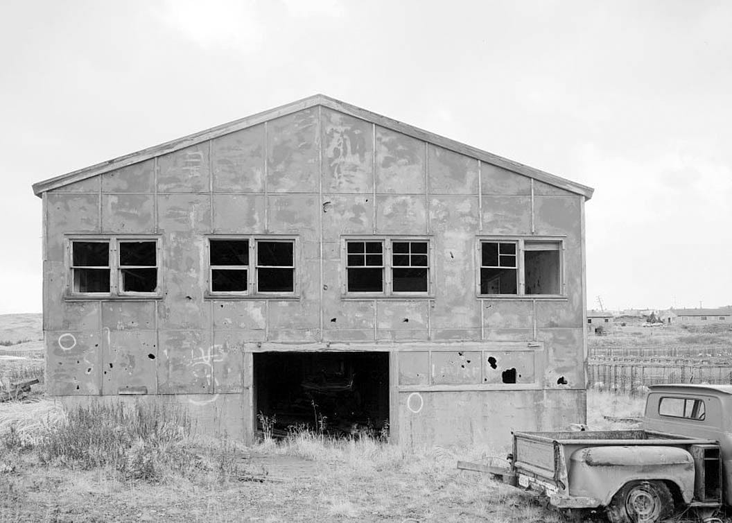 Historic Photo : Naval Operating Base Dutch Harbor & Fort Mears, Warehouse, Unalaska, Aleutian Islands, AK 3 Photograph