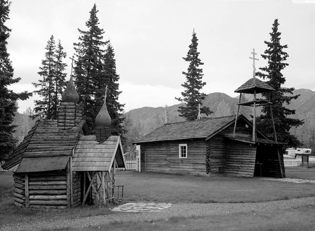 Historic Photo : St. Nicholas Russian Orthodox Churches, Eklutna, Anchorage, AK 3 Photograph