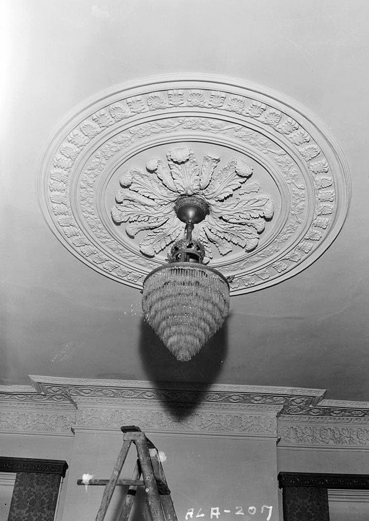 Historic Photo : University of Alabama, President's House, University Boulevard, Tuscaloosa, Tuscaloosa County, AL 28 Photograph
