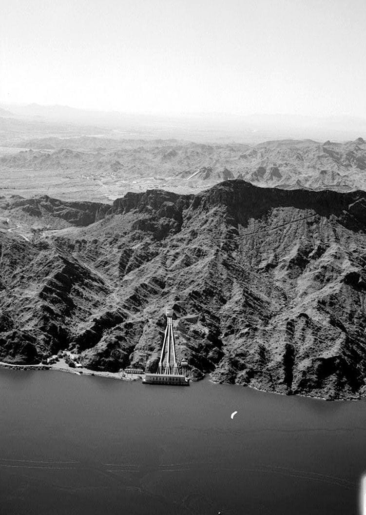 Historic Photo : Whitsett Pump Plant, West side of Colorado River, north of Parker Dam, Parker Dam, San Bernardino County, CA 8 Photograph