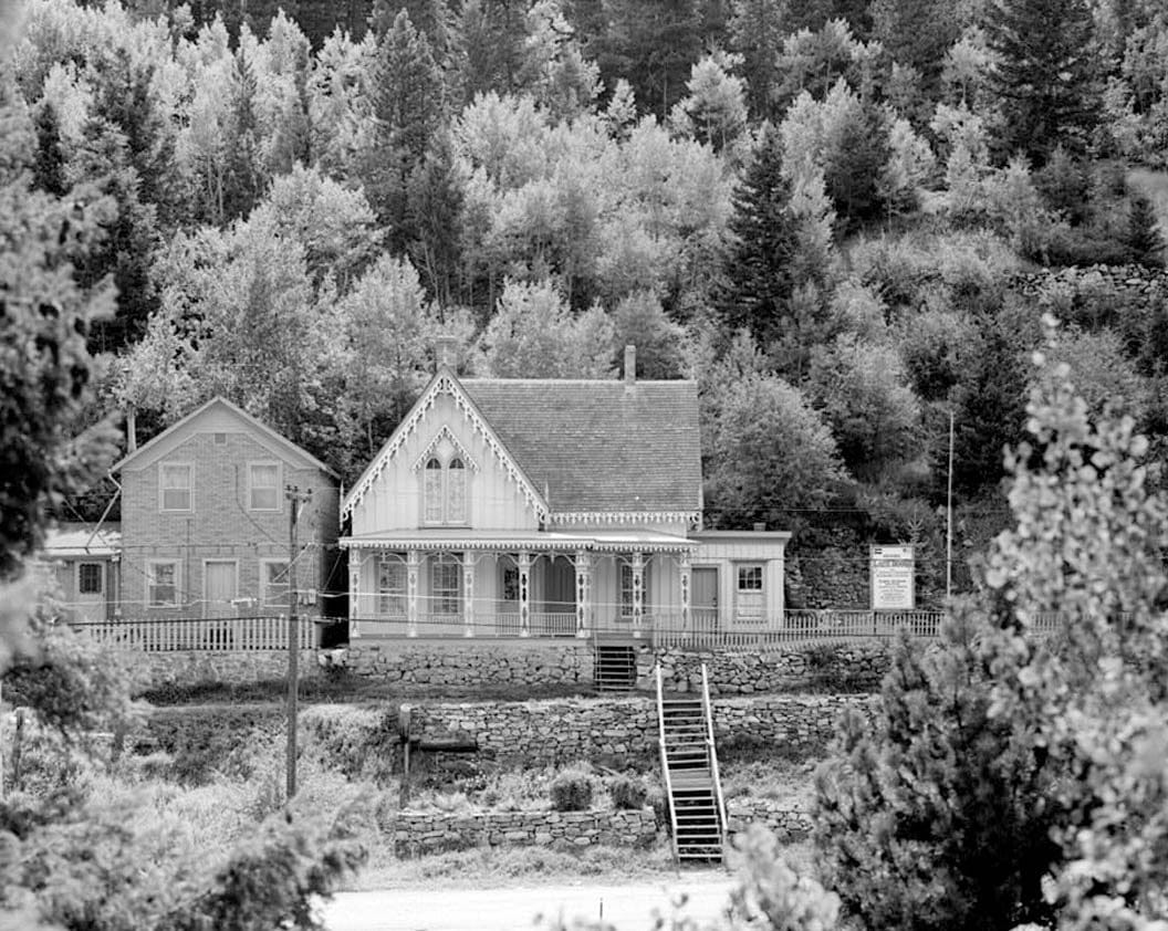 Historic Photo : The Lace House, 161 Main Street, Black Hawk, Gilpin County, CO 1 Photograph