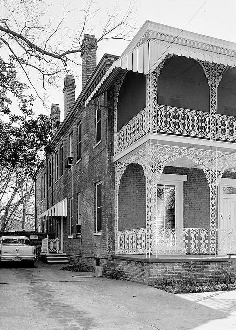 Historic Photo : Robert S. Bunker House, 157 Monroe Street (moved to 201 South Warren Street), Mobile, Mobile County, AL 2 Photograph