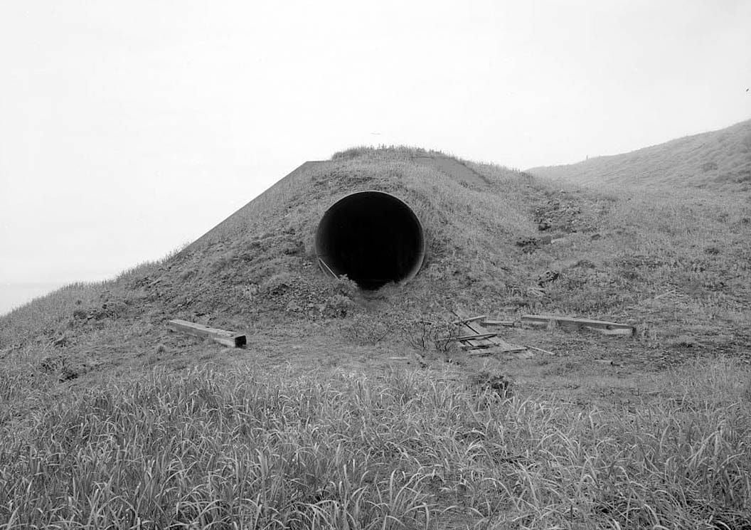 Historic Photo : Naval Operating Base Dutch Harbor & Fort Mears, Ulakta Head Fixed Defense Installation Magazine, Unalaska, Aleutian Islands, AK 1 Photograph