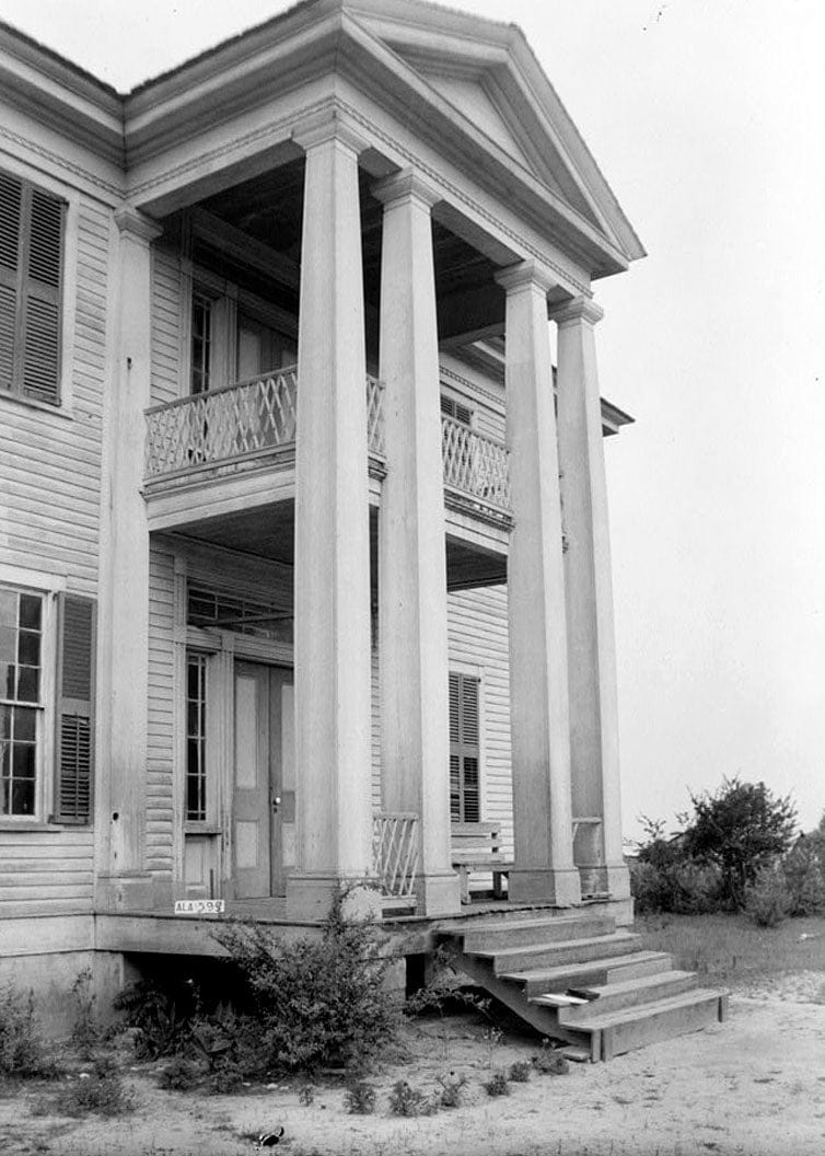 Historic Photo : Solomon Siler House, U.S. Highway 231, Orion, Pike County, AL 9 Photograph