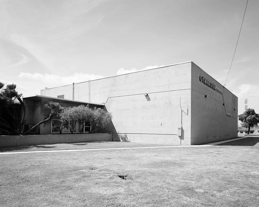 Historic Photo : Roosevelt Base, Field House, Corner of West Virginia Street & Reeves Avenue, Long Beach, Los Angeles County, CA 1 Photograph