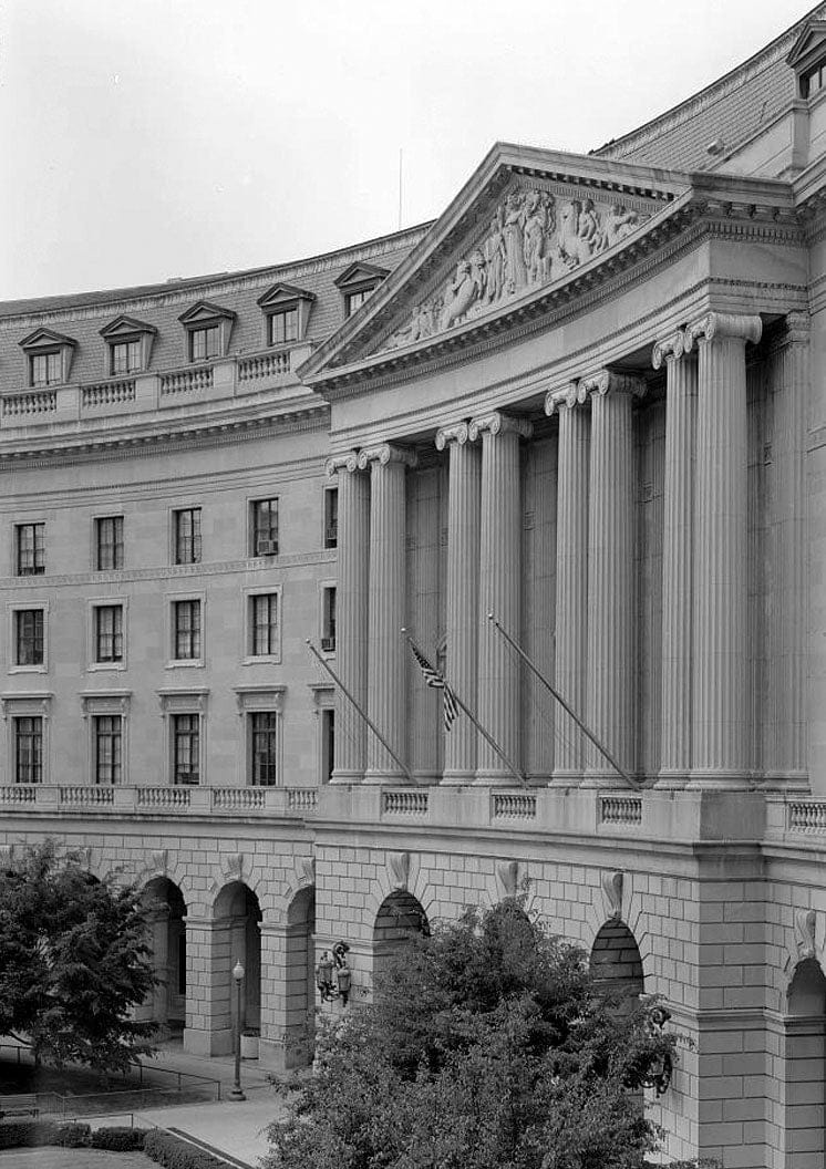 Historic Photo : New Post Office Building, Twelfth Street and Pennsylvania Avenue, Washington, District of Columbia, DC 12 Photograph