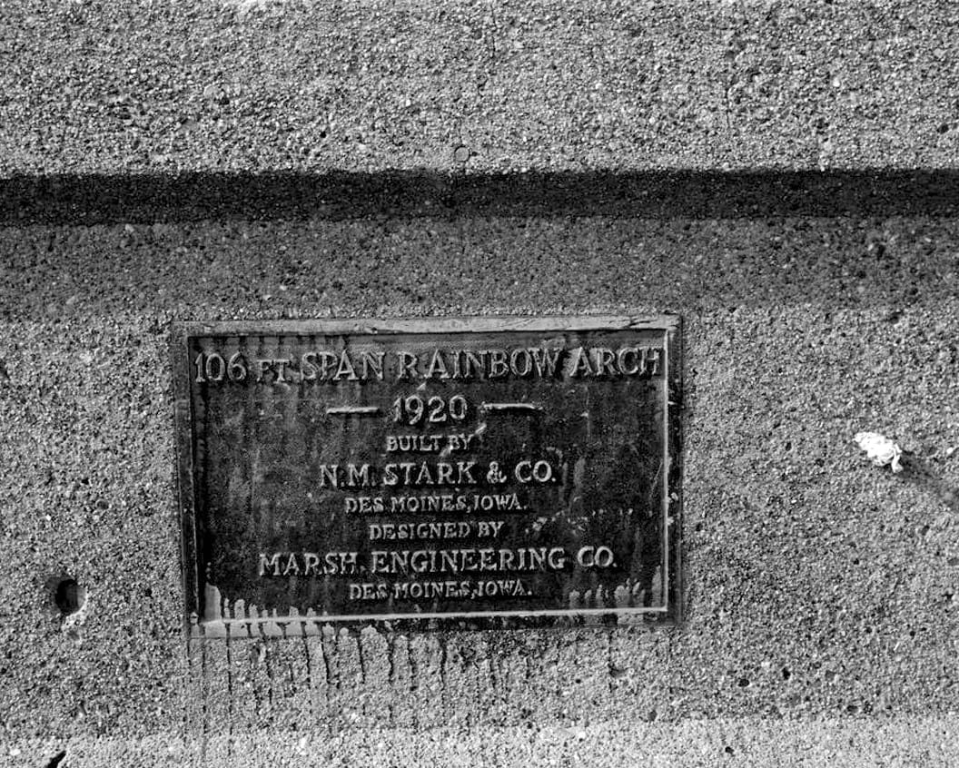 Historic Photo : South Third Avenue Bridge, Marshalltown, Marshall County, IA 3 Photograph