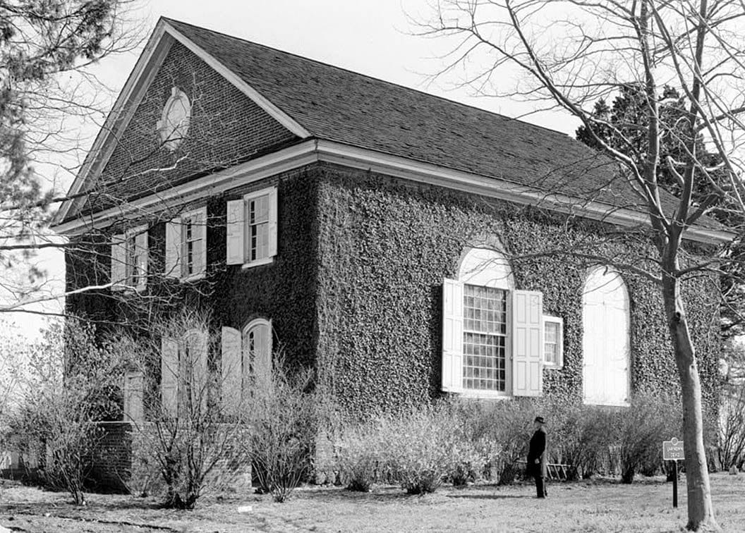 Historic Photo : Old Drawyers Presbyterian Church, Route 13, Odessa, New Castle County, DE 1 Photograph