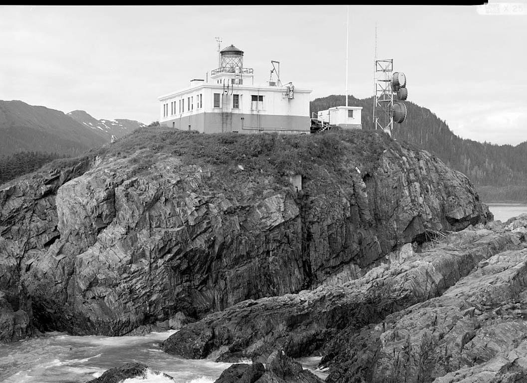 Historic Photo : Cape Spencer Lighthouse, Lighthouse, Cross Sound, Elfin Cove, Skagway-Hoonah-Angoon Census Area, AK 16 Photograph