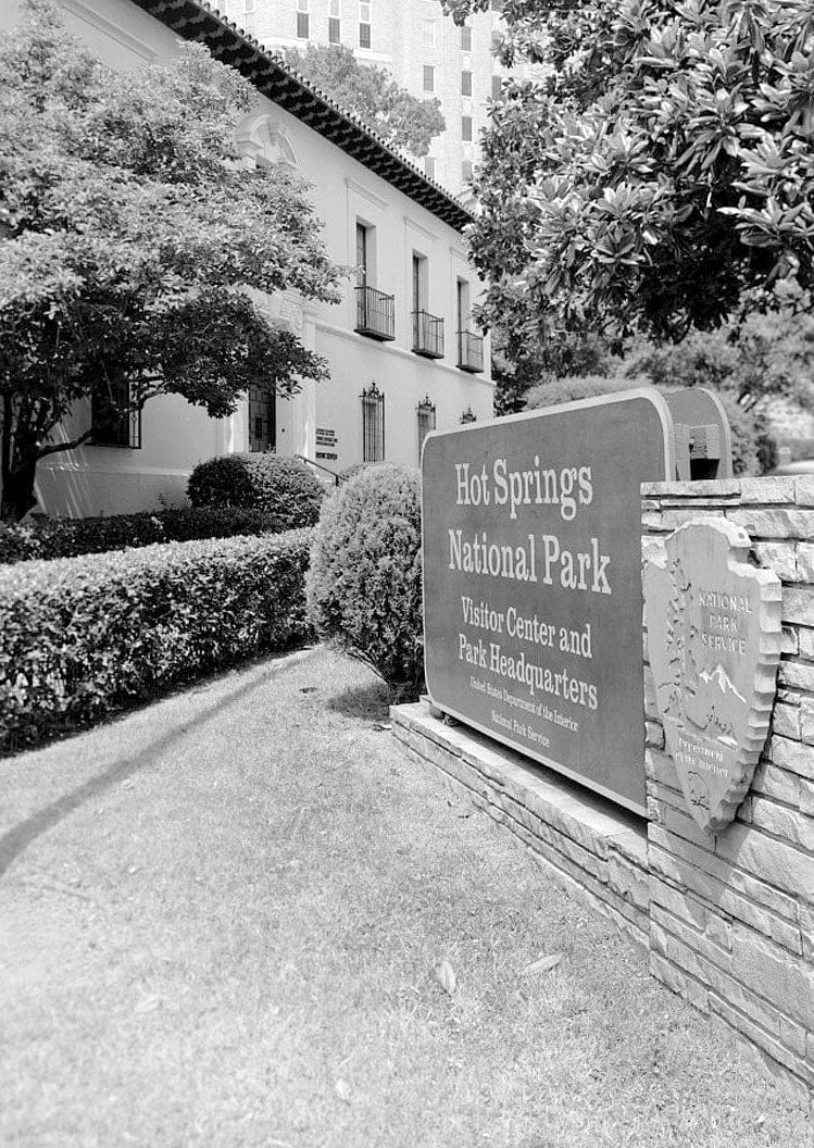Historic Photo : Bathhouse Row, Visitor's Center, Central Avenue, Hot Springs, Garland County, AR 7 Photograph