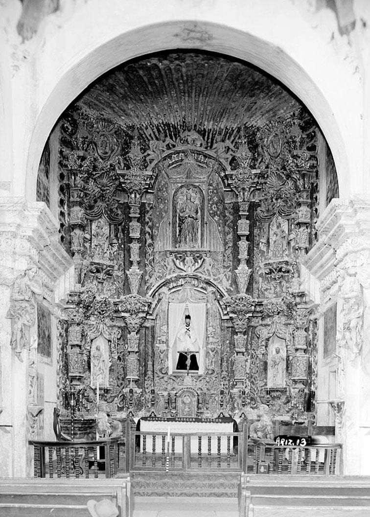 Historic Photo : San Xavier del Bac Mission, Mission Road, Tucson, Pima County, AZ 122 Photograph