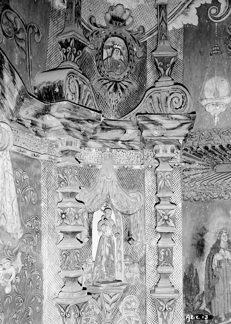 Historic Photo : San Xavier del Bac Mission, Mission Road, Tucson, Pima County, AZ 124 Photograph