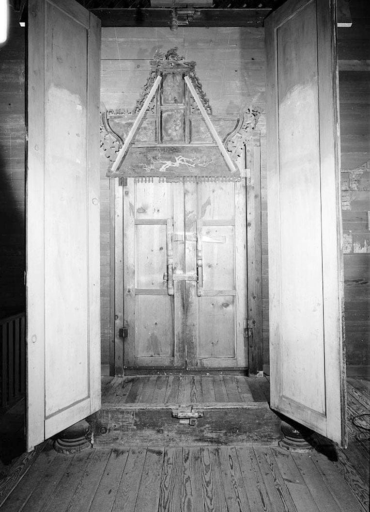 Historic Photo : Weaverville Joss House, Oregon Street, Weaverville, Trinity County, CA 49 Photograph