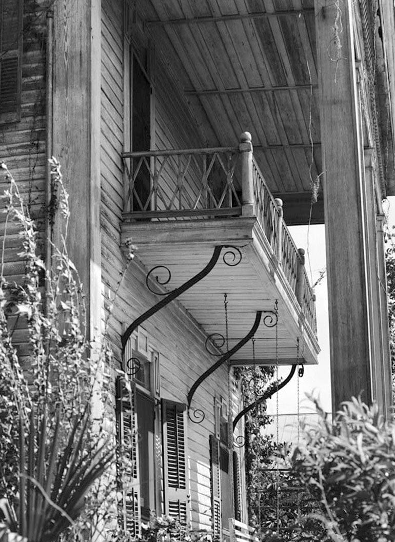 Historic Photo : Wirick-Simmons House, Jefferson & Pearl Streets, Monticello, Jefferson County, FL 1 Photograph