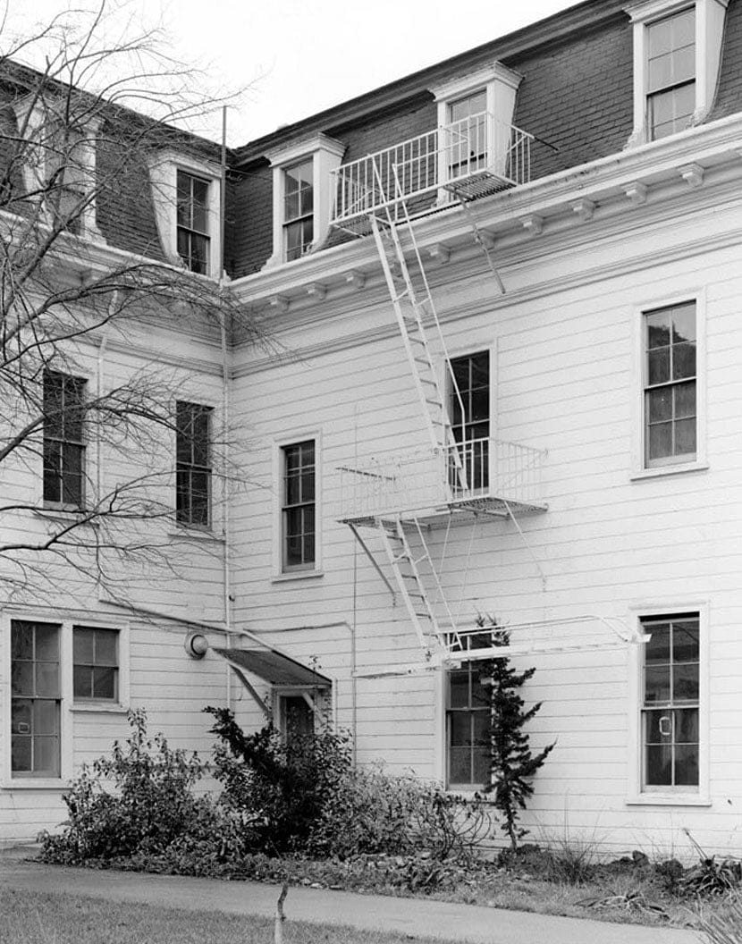Historic Photo : Mills Hall, Mills College, 5000 MacArthur Boulevard, Oakland, Alameda County, CA 6 Photograph