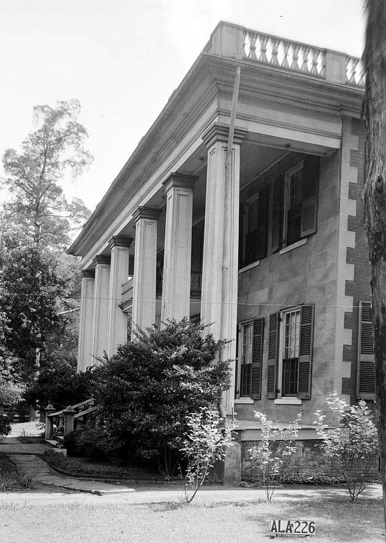 Historic Photo : Alfred Battle Home, Greensboro Avenue, Tuscaloosa, Tuscaloosa County, AL 9 Photograph
