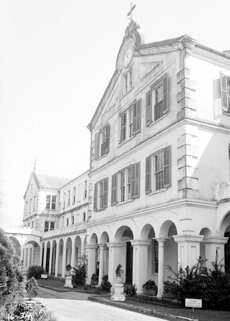 Historic Photo : Spring Hill College, Main Building, Old Shell Road, Spring Hill, Mobile County, AL 28 Photograph