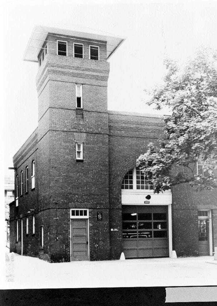 Historic Photo : Engine Company Number Seventeen, Firehouse, 1227 Monroe Street Northeast, Washington, District of Columbia, DC 2 Photograph