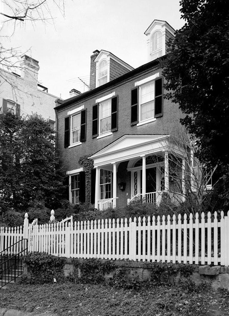 Historic Photo : Henry Foxhall House, 3123 Dumbarton Street, Northwest, Washington, District of Columbia, DC 6 Photograph