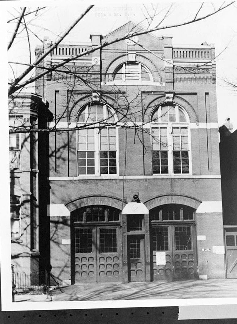 Historic Photo : Engine Company Number Four, Firehouse, 931 R Street Northwest, Washington, District of Columbia, DC 1 Photograph