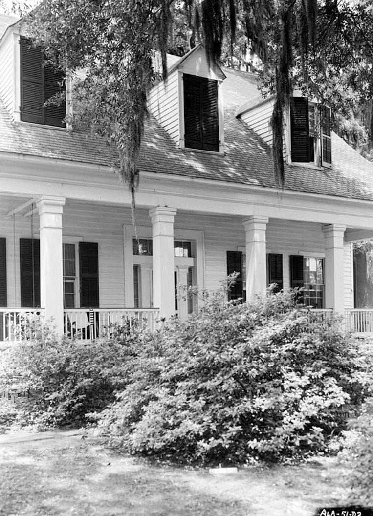 Historic Photo : Calef House, 1614 Old Shell Road, Mobile, Mobile County, AL 12 Photograph