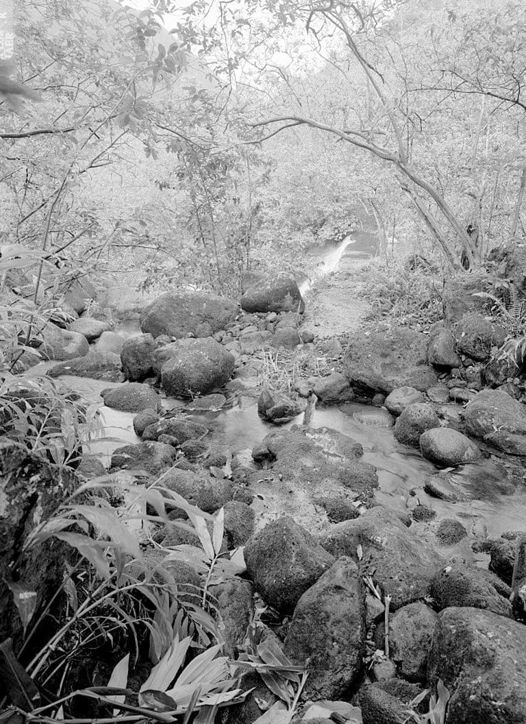 Historic Photo : Kalaupapa Water Supply System, Waikolu Valley to Kalaupapa Settlement, Island of Molokai, Kalaupapa, Kalawao County, HI 20 Photograph