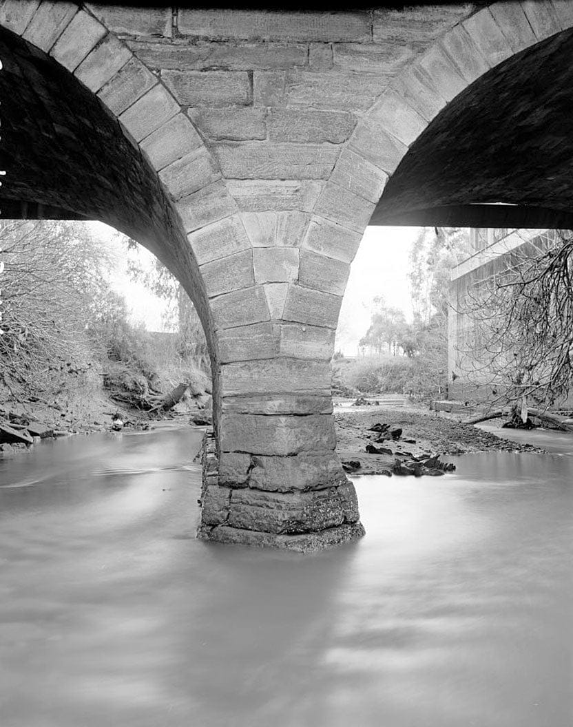 Historic Photo : First Street Bridge, Spanning Napa Creek at First Street, between Main Street & Soscol Avenue, Napa, Napa County, CA 8 Photograph
