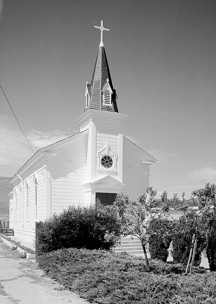 Historic Photo : St. Anthony's Roman Catholic Church, North Street, Pescadero, San Mateo County, CA 6 Photograph
