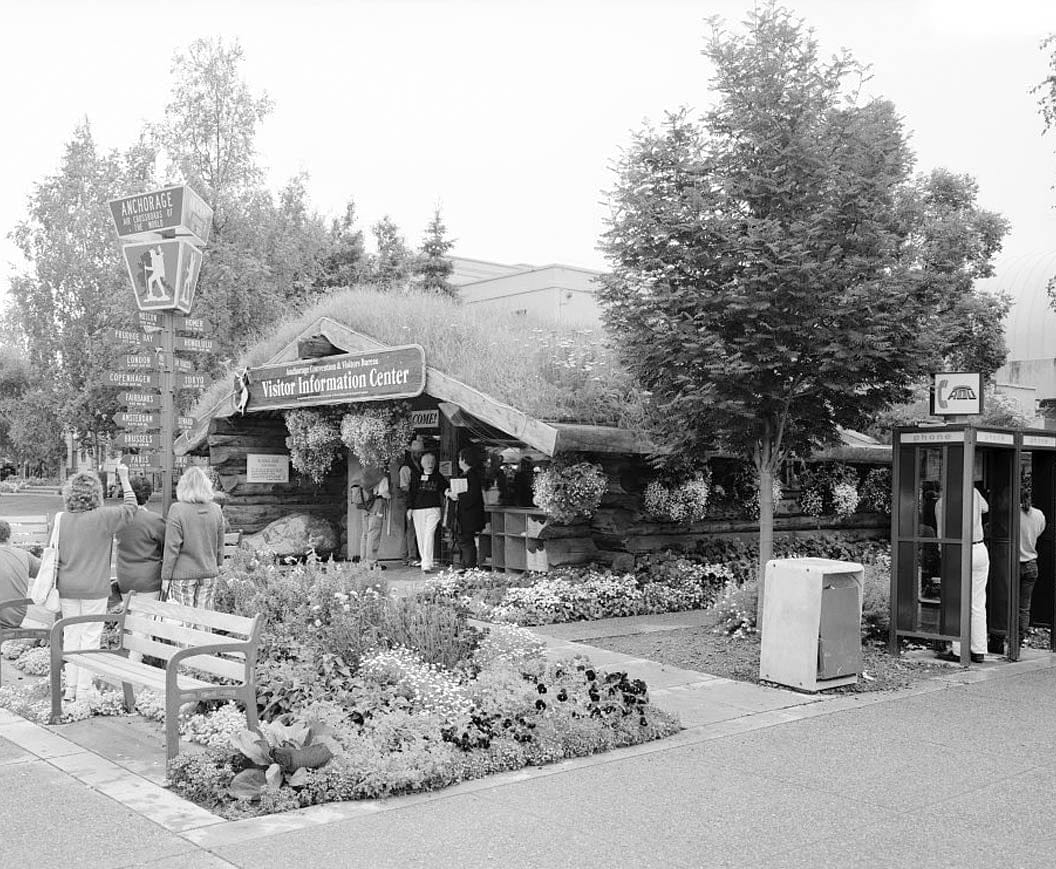 Historic Photo : Visitor Information Center, Fourth Avenue & F Street, Anchorage, Anchorage, AK 2 Photograph