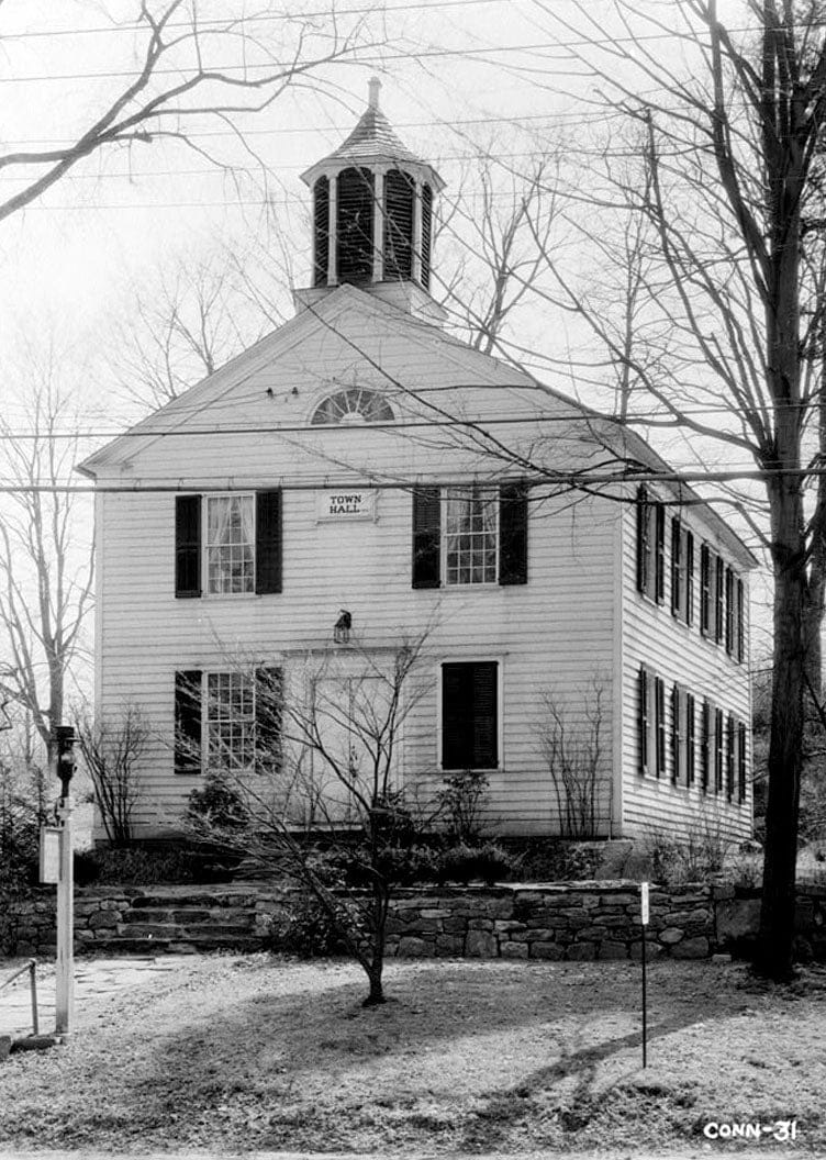 Historic Photo : Wilton Town Hall, Wilton, Fairfield County, CT 1 Photograph