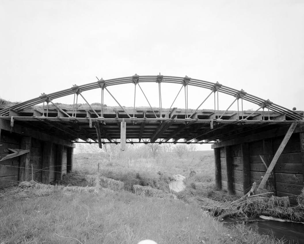 Historic Photo : Eureka Bridge, Spanning Yellow River (Moved to City Park, Castalia), Frankville, Winneshiek County, IA 13 Photograph