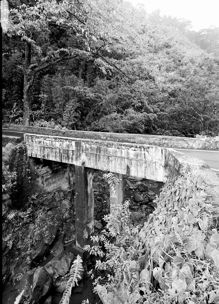 Historic Photo : Hana Belt Road, Between Haiku and Kaipahulu, Hana, Maui County, HI 76 Photograph