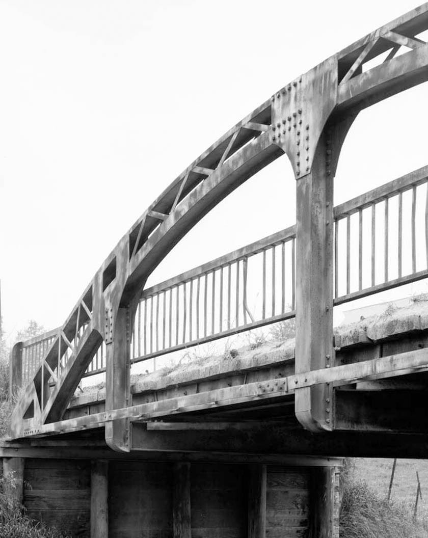 Historic Photo : Cottonville Bridge, County Road D-61 at Farmer's Creek, Maquoketa, Jackson County, IA 10 Photograph
