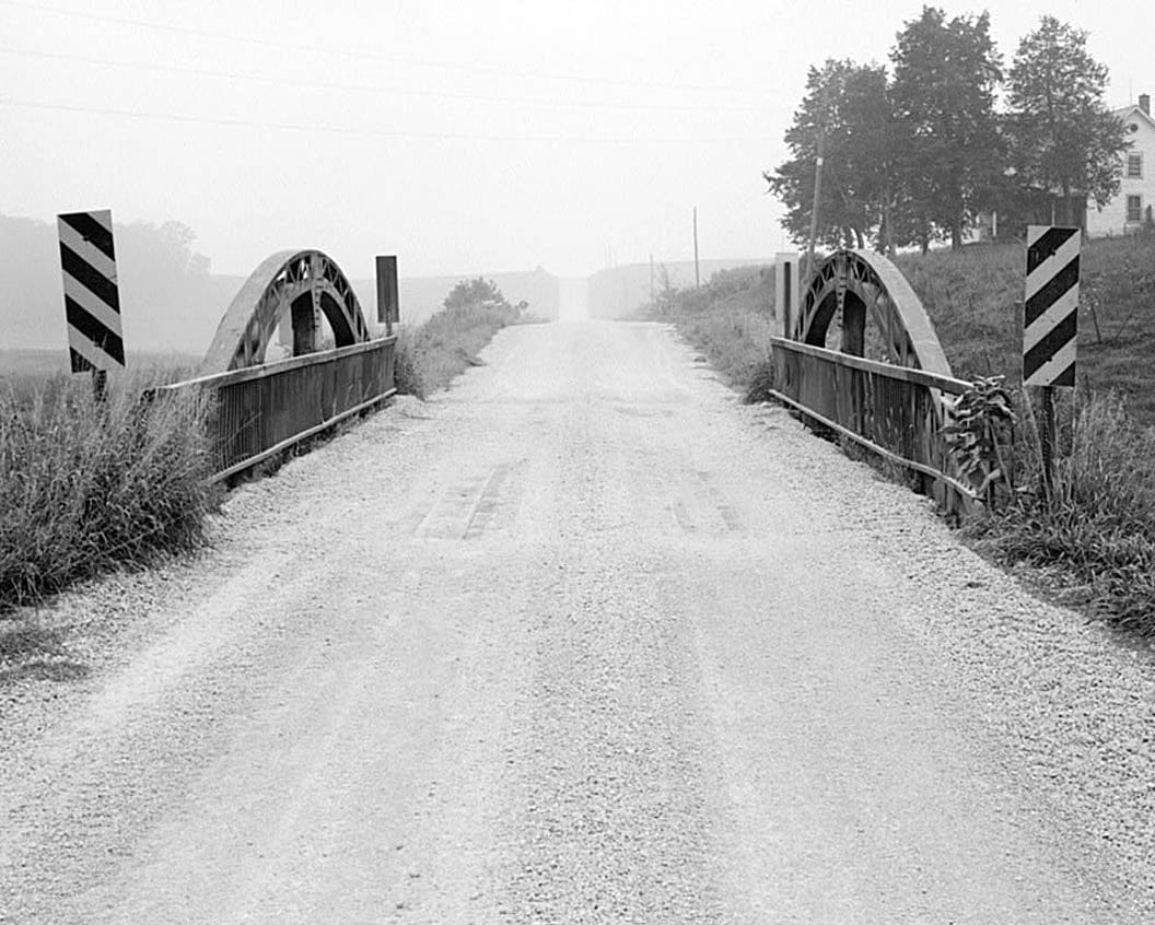 Historic Photo : Cottonville Bridge, County Road D-61 at Farmer's Creek, Maquoketa, Jackson County, IA 6 Photograph