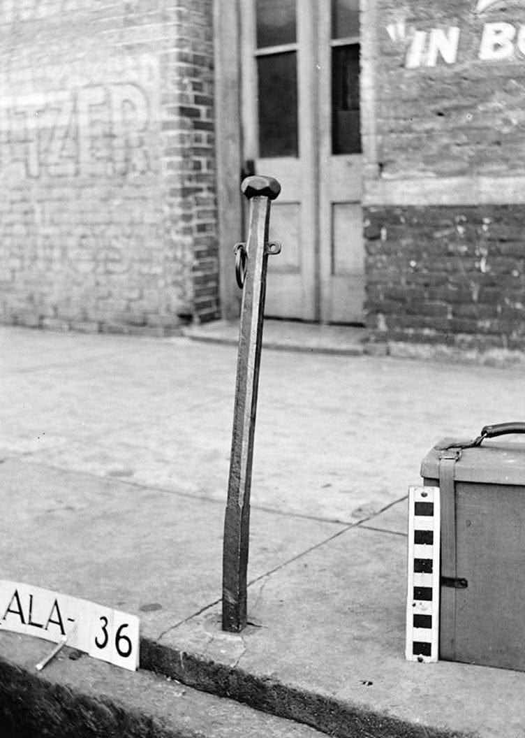 Historic Photo : Iron Hitching Posts, Various Mobile locations, Mobile, Mobile County, AL 10 Photograph