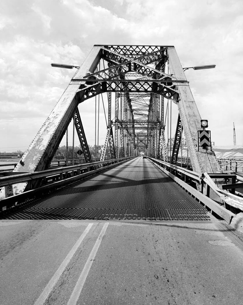 Historic Photo : Pacific Shortline Bridge, U.S. Route 20,spanning Missouri River, Sioux City, Woodbury County, IA 86 Photograph