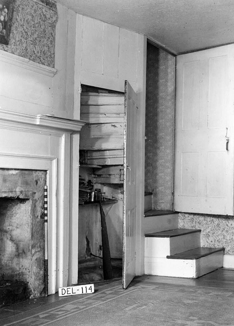 Historic Photo : Heller House, Route 299, Odessa, New Castle County, DE 3 Photograph