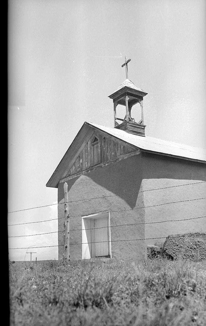 Historic Photo : Guadaloupe Mission Church, Medina Plaza, Weston, Las Animas County, CO 1 Photograph