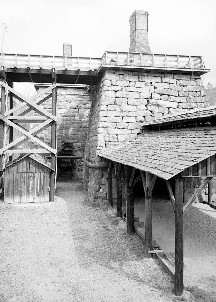Historic Photo : Tannehill Furnace, 12632 Confederate Parkway, Tannehill Historical State Park, Bucksville, Tuscaloosa County, AL 5 Photograph