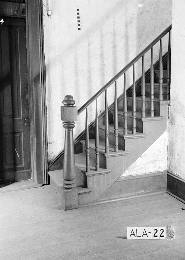 Historic Photo : Sanford-Staylor House & Servants' Quarters, 451-453 Saint Francis Street, Mobile, Mobile County, AL 17 Photograph