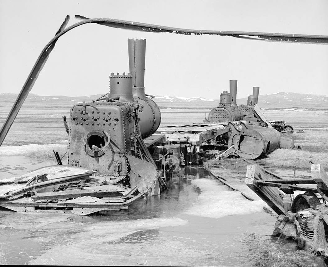 Historic Photo : Council City & Solomon River Railroad, Locomotives, Nome Vicinity, Nome, Nome Census Area, AK 4 Photograph
