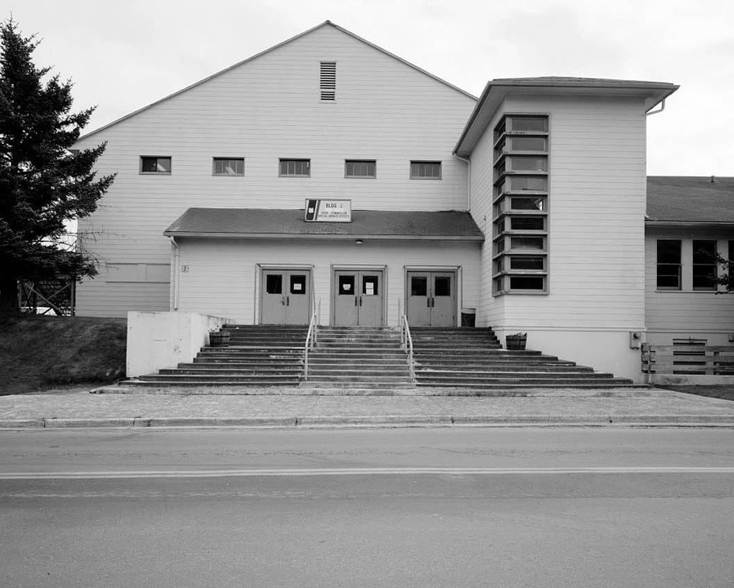 Historic Photo : Kodiak Naval Operating Base, Gymnasium, U.S. Coast Guard Station, Kodiak, Kodiak Island Borough, AK 11 Photograph