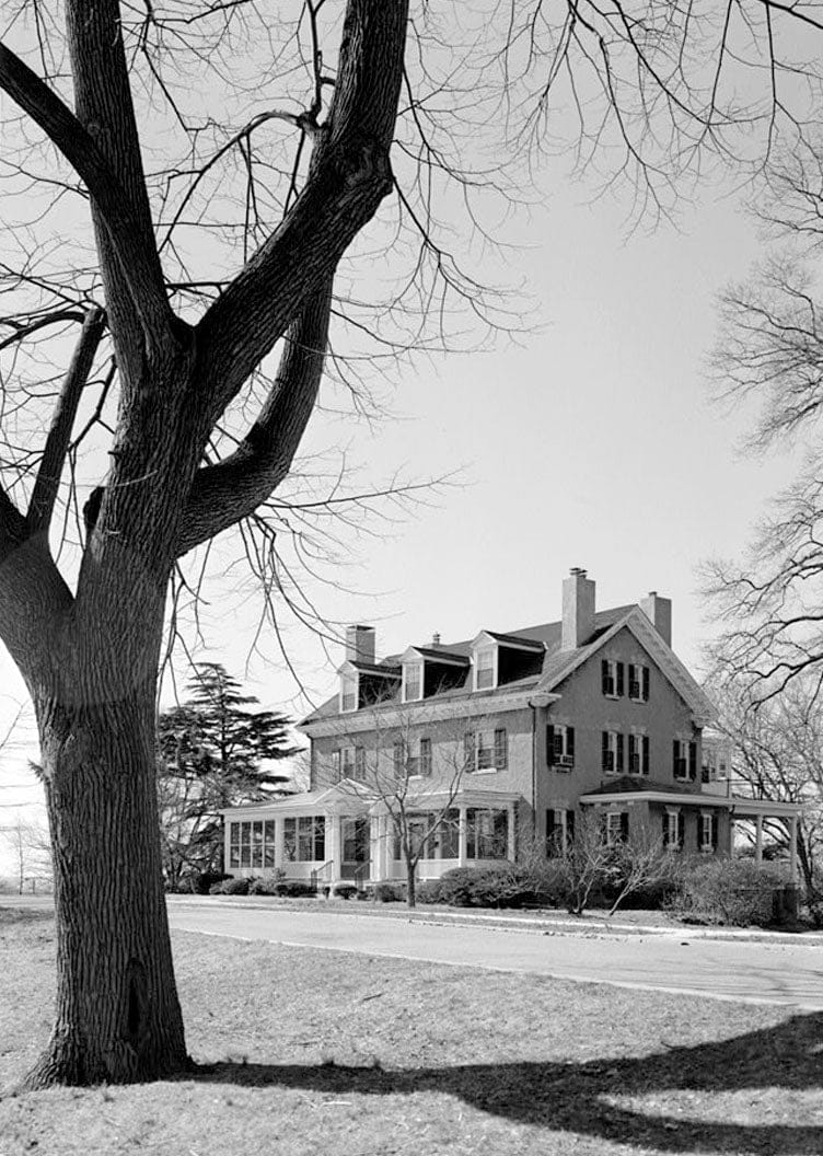 Historic Photo : U.S. Soldiers Home, Stuccoed House with Gable Roof, Rock Creek Church Road & Upshur Street Northwest, Washington, District of Columbia, DC 2 Photograph